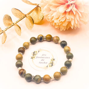 JASPE FEUILLE D'ARGENT "l'essentiel"