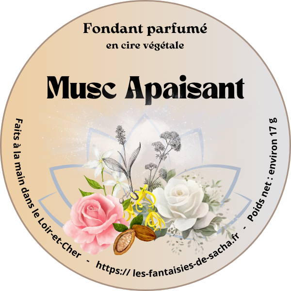 fondant parfumé musc apaisant