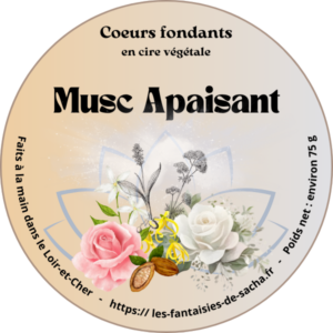 mini coeurs musc apaisant