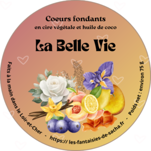 Coeurs fondants "La belle vie"