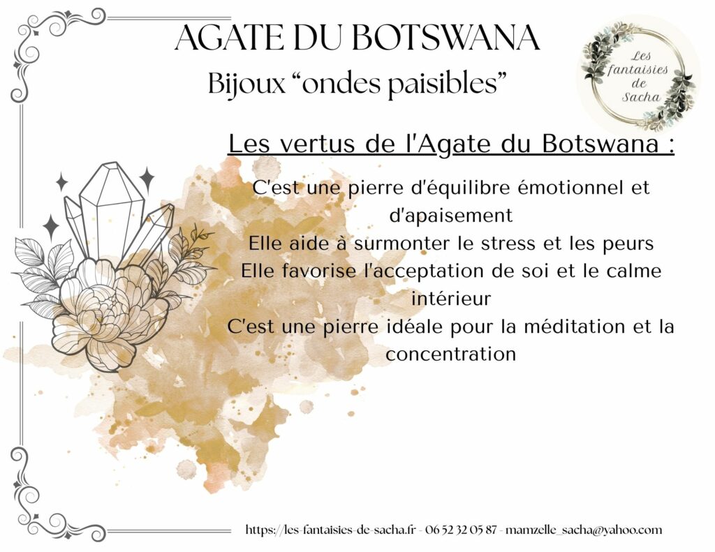 agate du botswana