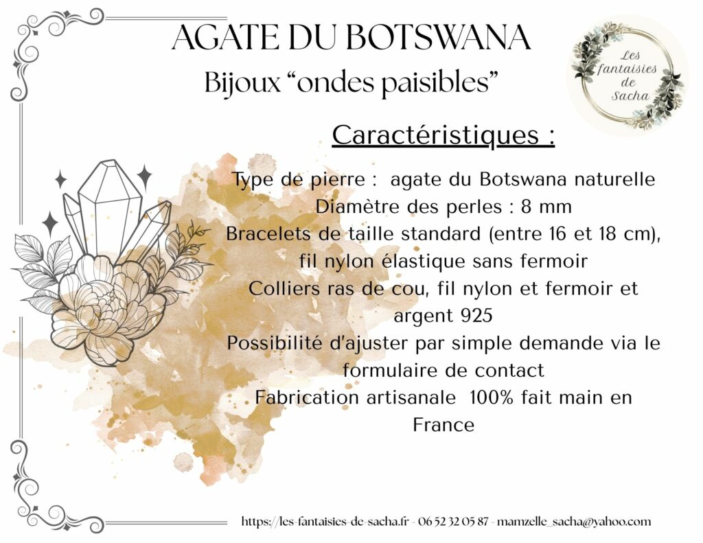 agate du botswana