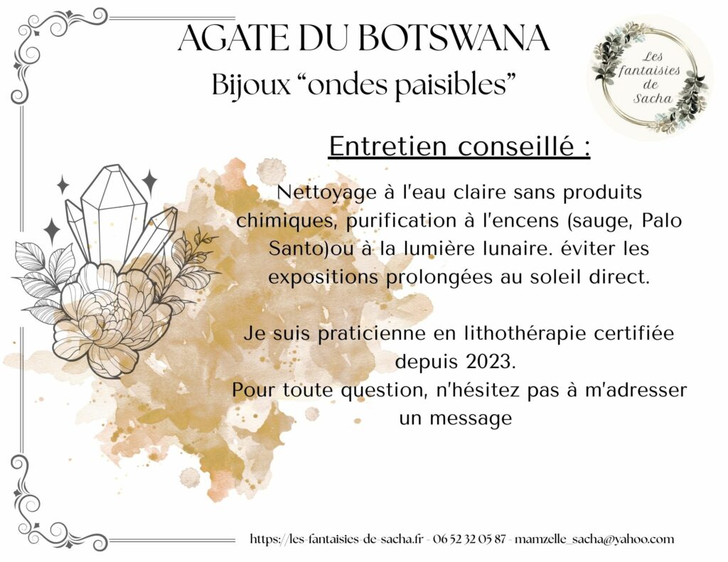agate du botswana