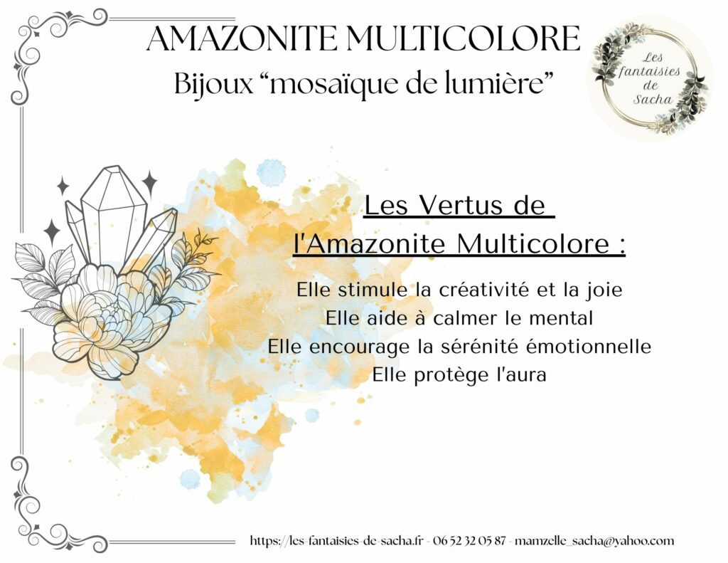 amazonite multicolore