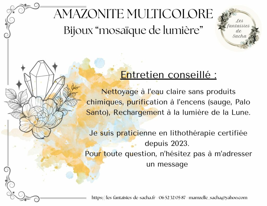 amazonite multicolore