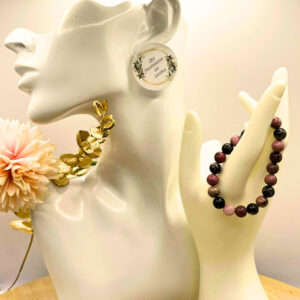 RHODONITE BLACK LINE "le classique"
