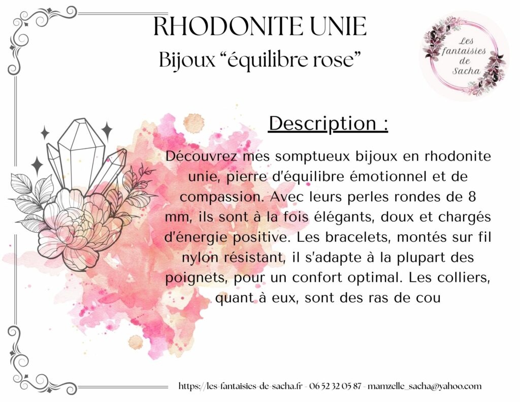 rhodonite unie