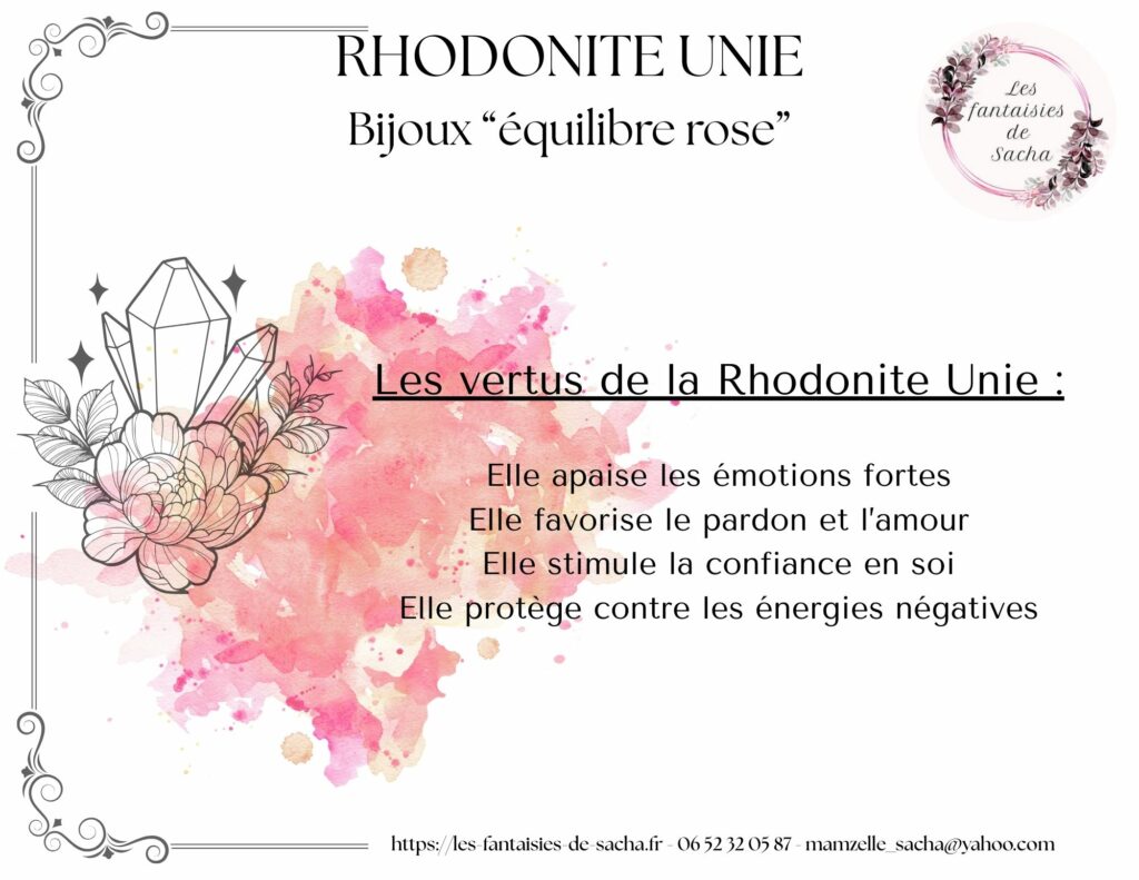 rhodonite unie