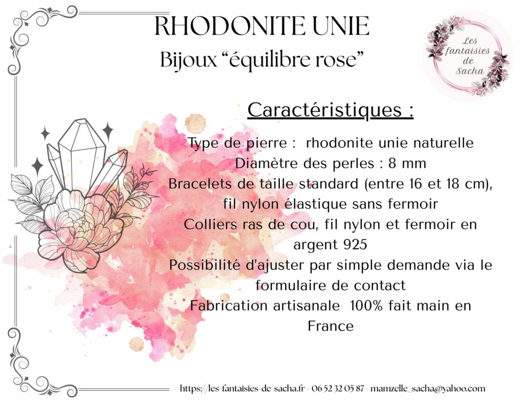 rhodonite unie