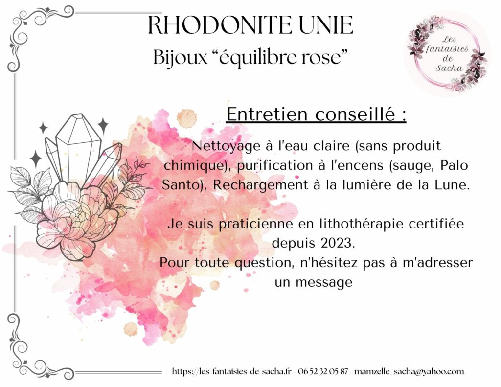 rhodonite unie