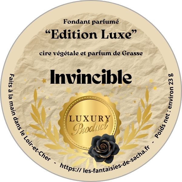 Fondant parfumé "invincible" (parfum luxe)