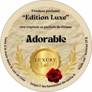 Fondant parfumé "Adorable" (parfum luxe)